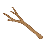 枝のフリーイラスト Clip art of branch