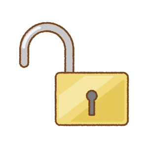 南京錠のフリーイラスト Clip art of padlock