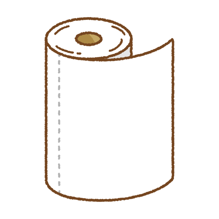 キッチンペーパーホルダーのイラスト 商用OKの無料イラスト素材サイト ツカッテ