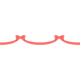 リボンのライン素材のフリーイラスト Clip art of ribbon line