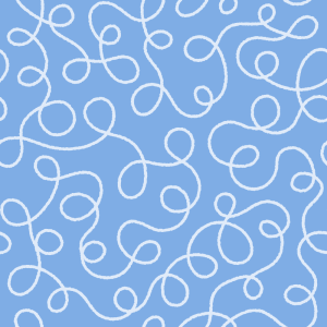くねくねした線のパターン素材のフリーイラスト Clip art of kunekune-line pattern