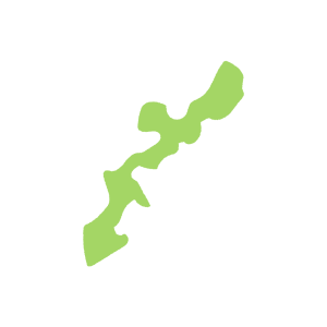 沖縄県の地図のフリーイラスト Clip art of okinawa-prefecture map