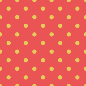 クリスマスカラーの水玉模様のフリーイラスト Clip art of polka-dot pattern christmas