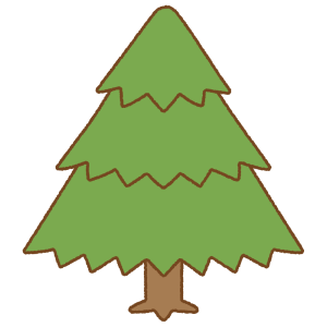 クリスマスツリーのイラストをツクッテ！