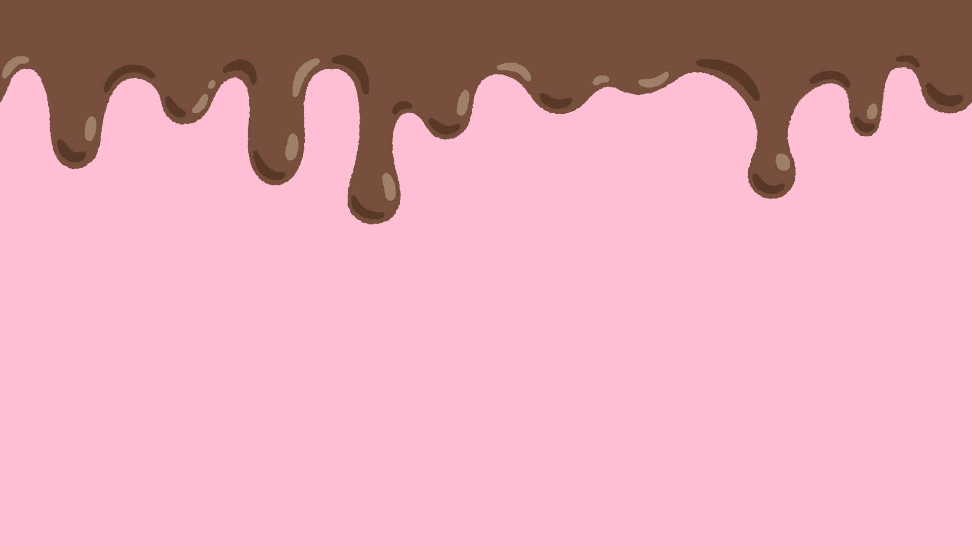 溶けたチョコレートの背景素材のフリーイラスト Clip art of melted chocolate background