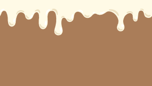 溶けたチョコレートの背景素材のフリーイラスト Clip art of melted chocolate background