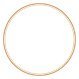シンプルな丸フレーム素材のフリーイラスト Clip art of simple circle frame