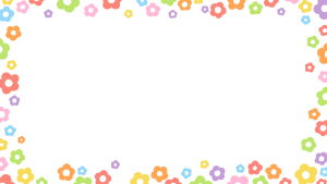 花の背景素材のフリーイラスト Clip art of flower background