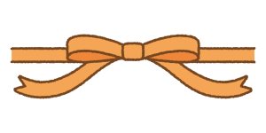 リボンのフリーイラスト Clip art of ribbon