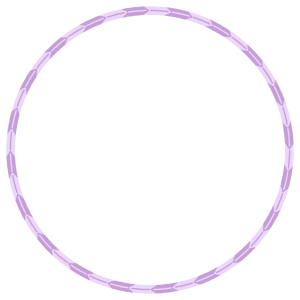 矢絣柄の丸フレーム素材のフリーイラスト Clip art of yagasuri circle frame