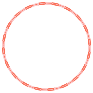 矢絣柄の丸フレーム素材のフリーイラスト Clip art of yagasuri circle frame