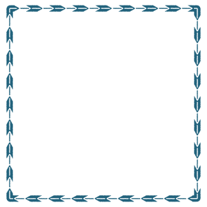 矢絣柄の正方形フレーム素材のフリーイラスト Clip art of yagasuri square frame