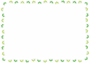 折り紙カブトのフレーム素材のフリーイラスト Clip art of origami-kabuto paper frame