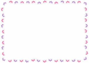 折り紙カブトのフレーム素材のフリーイラスト Clip art of origami-kabuto paper frame