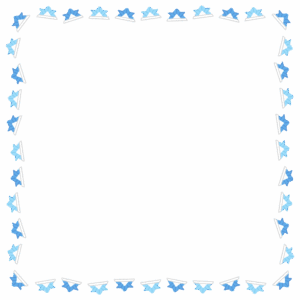 折り紙カブトの正方形フレーム素材のフリーイラスト Clip art of origami-kabuto square frame