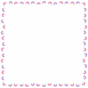 折り紙カブトの正方形フレーム素材のフリーイラスト Clip art of origami-kabuto square frame