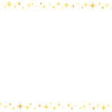 キラキラのフレーム素材のフリーイラスト Clip art of kirakira paper frame
