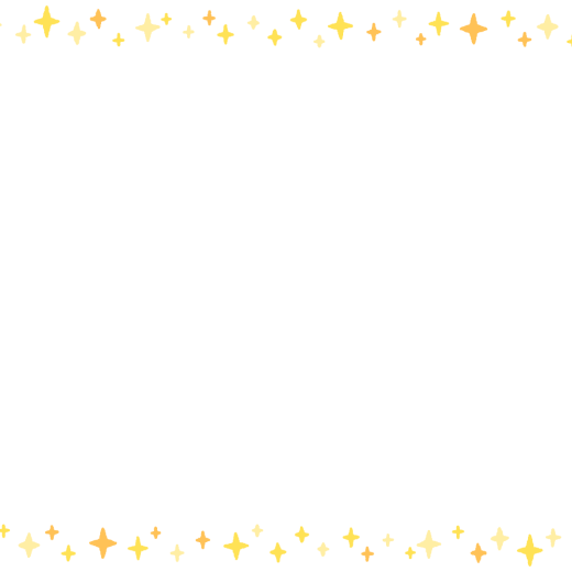 キラキラのフレーム素材