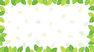葉っぱの背景素材のフリーイラスト Clip art of leaves background