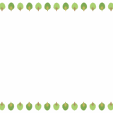 木のフレーム素材のフリーイラスト Clip art of tree paper frame