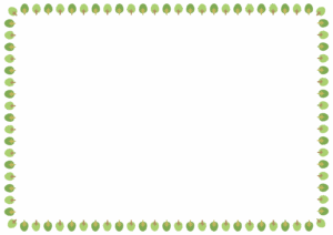 木のフレーム素材のフリーイラスト Clip art of tree paper frame