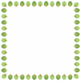 木の正方形フレーム素材