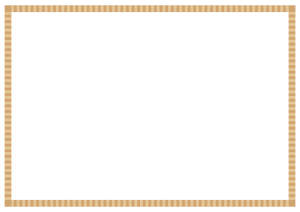 ストライプ柄の枠のフリーイラスト Clip art of stripes frame