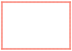 ストライプ柄の枠のフリーイラスト Clip art of stripes frame