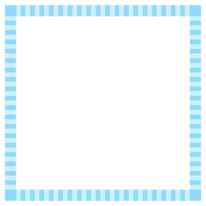 ストライプ柄の正方形フレーム素材のフリーイラスト Clip art of stripes square frame