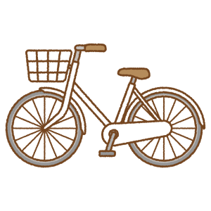 自転車のフリーイラスト Clip art of bicycle