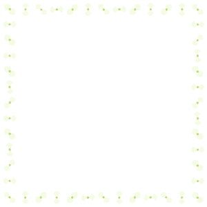 アジサイの正方形フレーム素材のフリーイラスト Clip art of hydrangea square frame