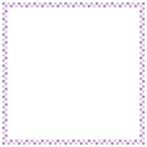 四角形の正方形フレーム素材のフリーイラスト Clip art of quadrilateral square frame