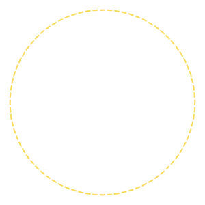 ステッチの丸フレーム素材のフリーイラスト Clip art of stitch circle frame