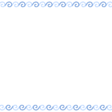 うずまきのフレーム素材のフリーイラスト Clip art of uzumaki paper frame