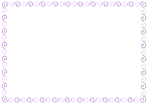 うずまきのフレーム素材のフリーイラスト Clip art of uzumaki paper frame