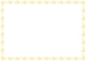 うずまきのフレーム素材のフリーイラスト Clip art of uzumaki paper frame