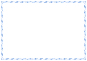 うずまきのフレーム素材のフリーイラスト Clip art of uzumaki paper frame