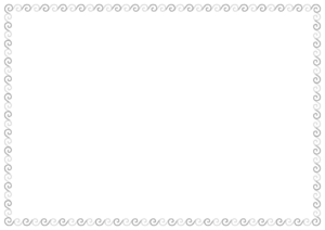 うずまきのフレーム素材のフリーイラスト Clip art of uzumaki paper frame