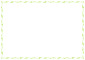 うずまきのフレーム素材のフリーイラスト Clip art of uzumaki paper frame