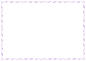 うずまきのフレーム素材のフリーイラスト Clip art of uzumaki paper frame