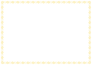 うずまきのフレーム素材のフリーイラスト Clip art of uzumaki paper frame