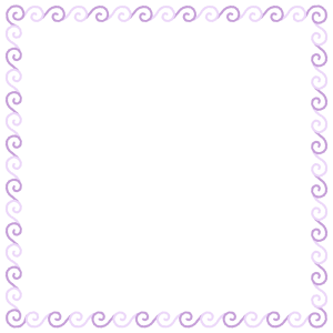 うずまきの正方形フレーム素材のフリーイラスト Clip art of uzumaki square frame