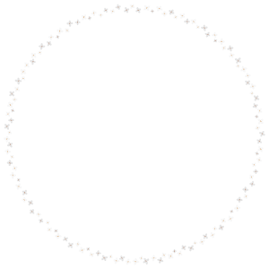 ギンモクセイの丸フレーム素材のフリーイラスト Clip art of ginmokusei circle frame