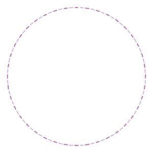 ステッチの丸フレーム素材のフリーイラスト Clip art of stich circle frame