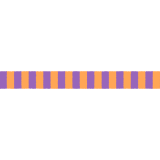 ハロウィンカラーのストライプ柄のライン素材のフリーイラスト Clip art of halloween vertical stripes pattern
