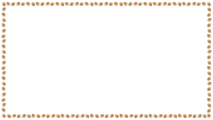 ドングリの映像フレーム素材のフリーイラスト Clip art of acorn video frame
