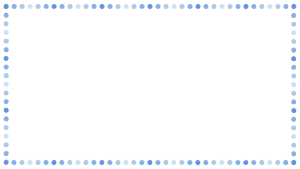 ドットの映像フレーム素材のフリーイラスト Clip art of polka dots video frame