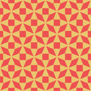 幾何学模様のフリーイラスト Clip art of xmas geometric-pattern