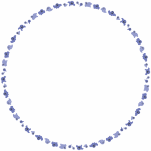 ハロウィンおばけの丸フレーム素材のフリーイラスト Clip art of halloween-ghost circle frame