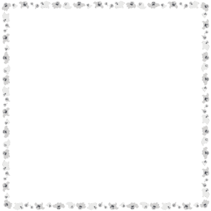 ハロウィンおばけの正方形フレーム素材のフリーイラスト Clip art of halloween-ghost square frame